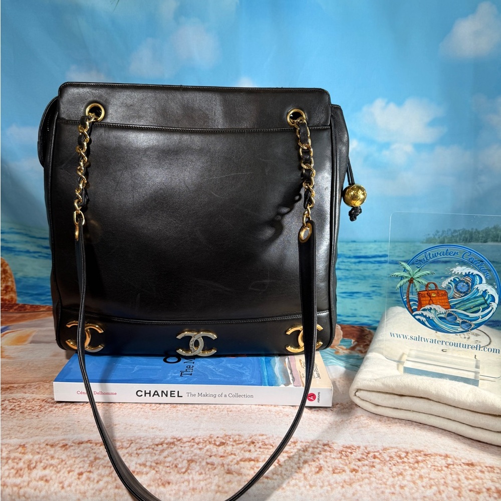 Chanel CC large tote bag